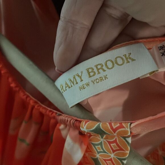 RAMY BROOK Rafi Floral Halter Mini Dress size small - Picture 6 of 6